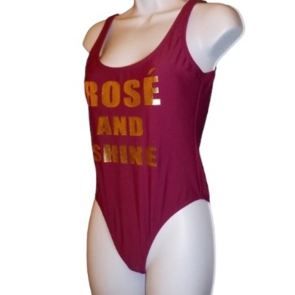 CALIFORNIA SUNSHINE Rose & Shine Swimsuit, M, Nwt - Picture 6 of 11